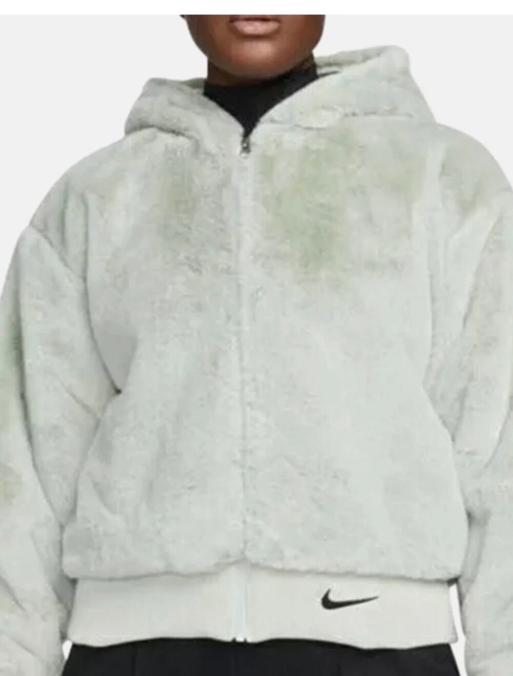 WMN ESSENTIAL FAUX FUR JACKET GREY HAZE
